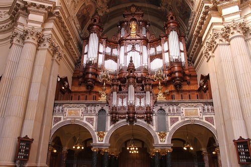 Berlyno Katedra,  Organų,  Berlynas,  Namas,  Architektūra,  Bažnyčia,  Istoriškai,  Organų Švilpukas,  Pagrindinis Organų