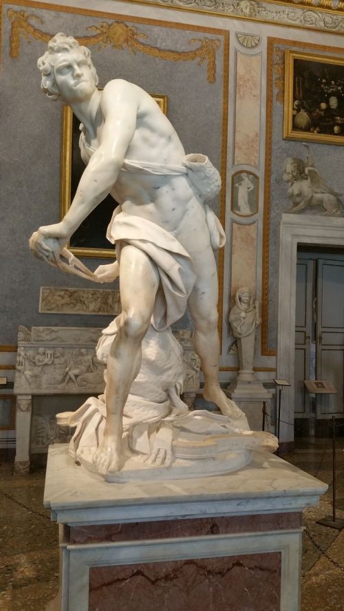 Bernini, Galleria Borghese, Borghese, Roma, David, Gian Lorenzo Bernini David
