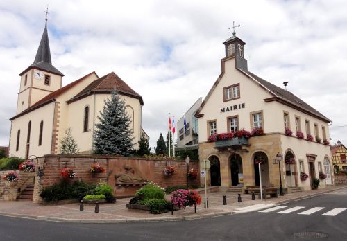 Betschdorf, Alsace, France, Protestantiška Bažnyčia, Miesto Rotušė, Administracija, Pastatai, Istorinis