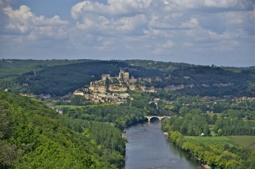 Beynac, Pilis, Kaimas, Dordogne, Upė, France, Vaizdas, Kraštovaizdis, Vaizdingas, Istorinis