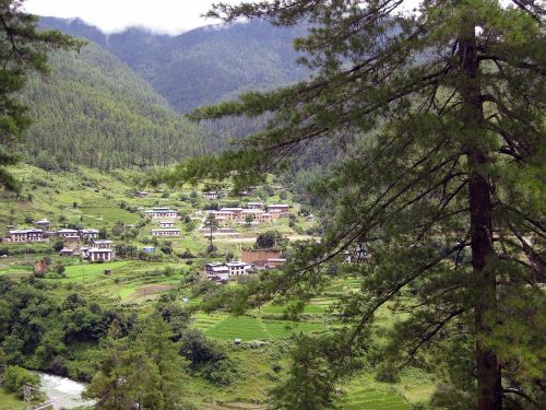 Butanas, Kalnai, Turizmas, Gamta, Bhutanese, Kalvos, Himalaja, Kelionė