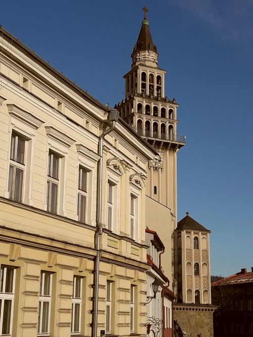 Bielsko-Biała,  Beskidai,  Silesia,  Lenkija,  Senamiestis,  Katedra,  Bažnyčia,  Be Honoraro Mokesčio
