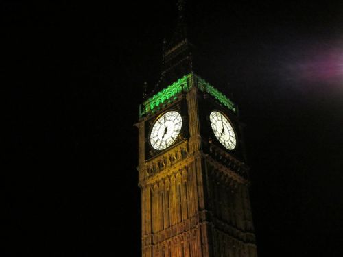 Didysis Benas, Naktis, Londonas, Jungtinė Karalystė, Šviesa, Halo, Didžioji Britanija, Laikrodis, Anglija