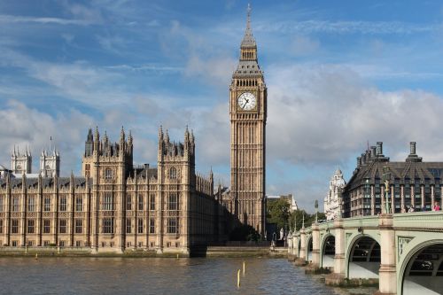Didysis Benas, Westminster, Londonas, Anglija, Temzės Upė, Jungtinė Karalystė, Parlamentas, Laikrodzio Bokstas