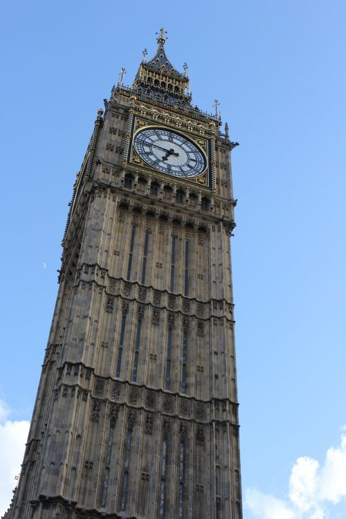 Didysis Benas, Laikrodzio Bokstas, Laikrodis, Londonas, Anglija, Didžioji Britanija, Uk, Jungtinė Karalystė