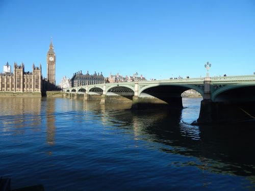 Didysis Benas, Londono Tiltas, Londonas, Anglija, Tiltas, Benas, Didelis, Upė, Thames, Westminster, Uk, Britanija