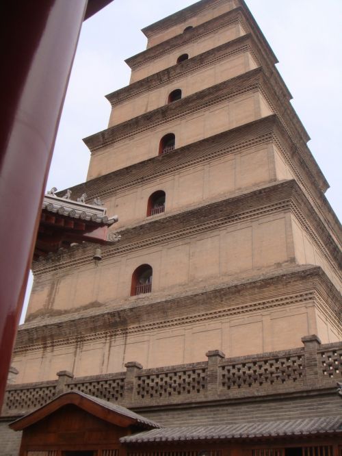 Didelis,  Laukiniai,  Žąsis,  Pagoda,  Didžioji Laukinių Žąsų Pagoda