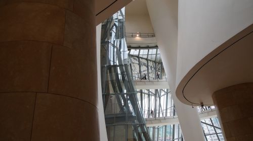 Bilbao,  Guggenheimo Muziejus,  Ispanija,  Architektūra,  Po Stogu,  Niekas,  Langas,  Be Honoraro Mokesčio