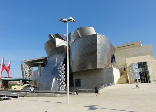 Bilbao, Guggenheimas, Architektūra, Pastatas, Europa, Ispanija, Futuristas, Muziejus