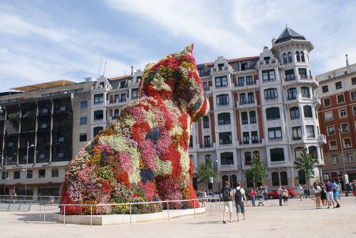Bilbao, Skulptūra, Euskadi, Dangus, Muziejus, Vizcaya, Guggenheimas
