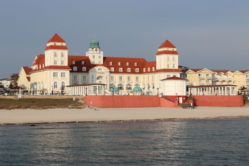 Binz, Rügen, Vanduo, Papludimys, Architektūra, Sala, Vokietija