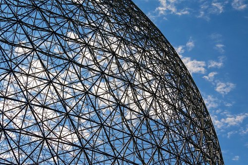 Biosfera,  Džinsai Vėliava Parkas,  Monrealio,  Kanada,  Žymus Objektas,  Expo,  1967,  Monrealio,  Atrakcija,  Lankytinos Vietos