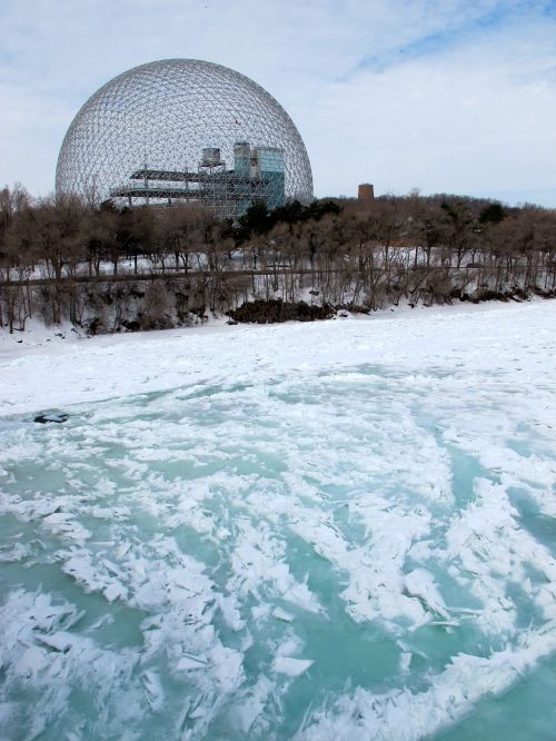 Biosfera, Monrealis, Saint-Laurent, Užšalusi Upė