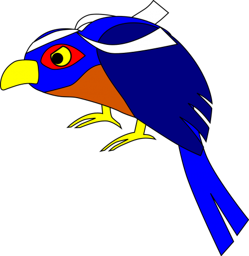 Paukštis, Logotipas, Gyvūnas, Nemokama Vektorinė Grafika