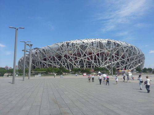 Paukščio Lizdą, Kinija, Pekinas, Olimpinės Žaidynės, Architektūra, Nacionalinis, Kelionė, Asija