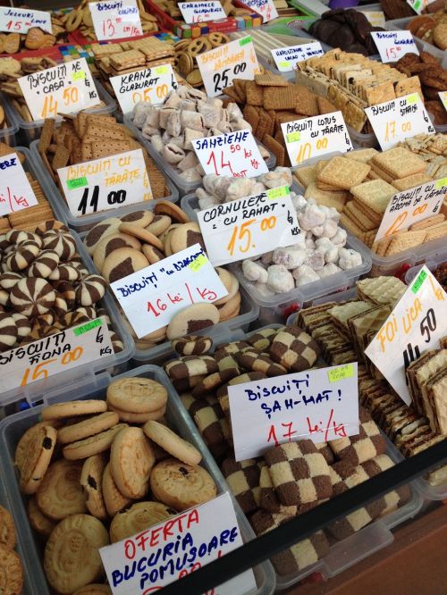 Sausainiai, Turgus, Saldainiai, Bukareštas, Romanija