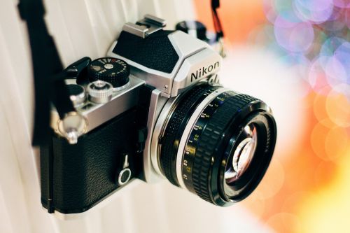 Juoda, Fotoaparatas, Objektyvas, Fotografija, Blur, Nikon