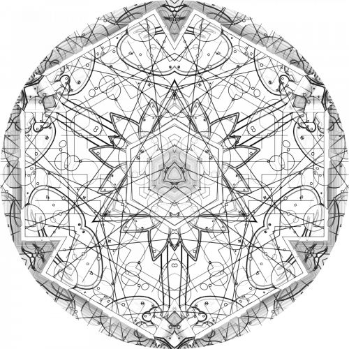Kaleidoskopas,  Kaleidoskopinė,  Vaizdas,  Juoda,  Balta,  Linijos,  Simetriškas,  Piešimas,  Poveikis,  Tekstūra,  Juodos Ir Baltos Linijos
