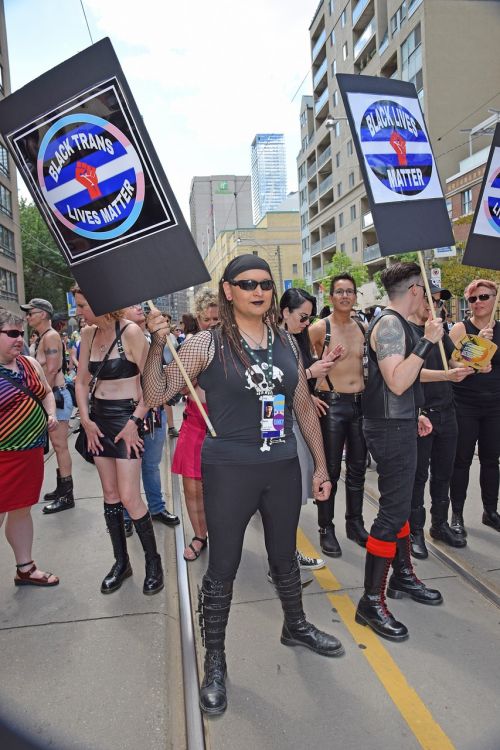 Juodas Gyvas Dalykas, Toronto Pride 2017, Dyck March, Protestas, Plakatas