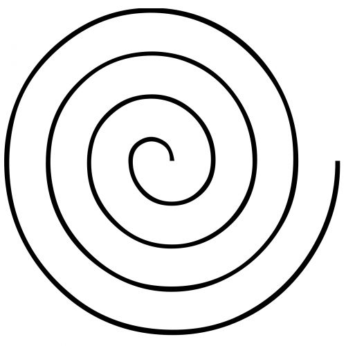 Siluetas,  Juoda,  Spiralė,  Balta,  Fonas,  Piešimas,  Geometrinis,  Linija,  Figūra,  Juoda Spiralė