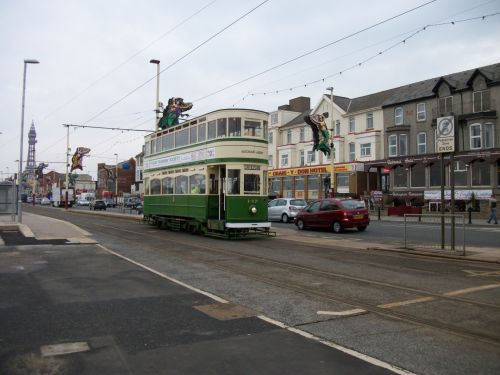 Tramvajus,  Blackpool,  Į Pietus,  Krantas,  Blackpool Tramvajus