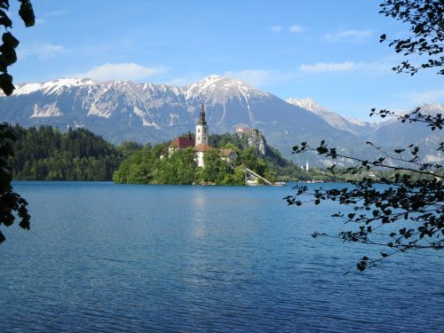 Bled, Slovenia, Ežeras, Sala