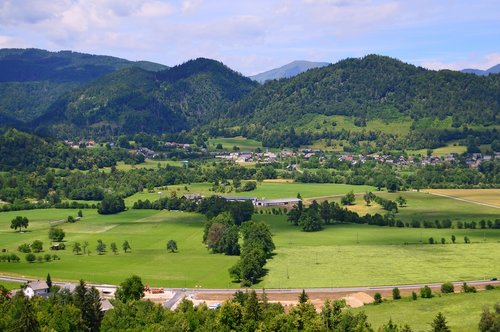 Bled,  Kalnų,  Slovėnija,  Gulėti,  Kalnai,  Pobūdį,  Kelionė,  Europoje,  Gražus,  Alpine,  Panorama