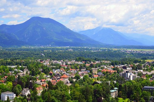Bled,  Kalnų,  Slovėnija,  Gulėti,  Kalnai,  Pobūdį,  Kelionė,  Europoje,  Gražus,  Alpine,  Panorama