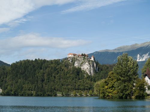Bled, Pilis, Slovenia, Miškas, Ežeras, Europa