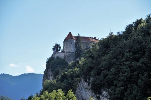 Bled Pilis, Bled, Rokas, Paminklas, Slovenia, Julijos Alpės, Viduramžių Statyba, Jėga