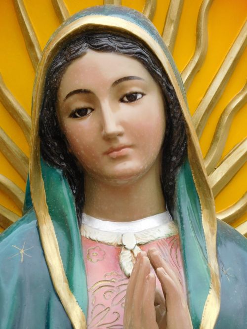 Palaimintas Mary, Dievo Motina, Religinis, Katalikų, Dvasinis, Statula, Madonna, Piktograma