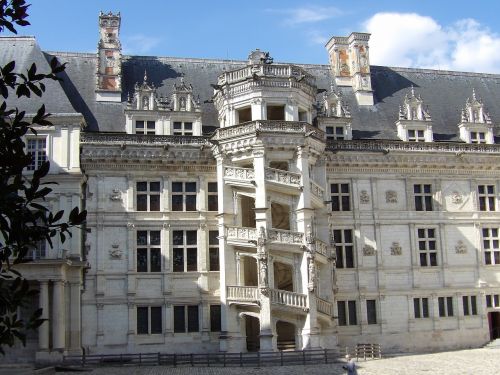 Blois, Pilis, Blois Pilis, Liūros Slėnis, Spiralės Laiptai, Prancūzija