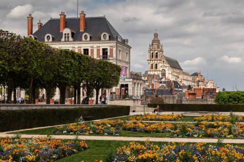 Blois,  Miestas,  Miesto Kraštovaizdis,  Turizmas,  Lauke,  Sodo Gėlės,  Žalias,  Be Honoraro Mokesčio
