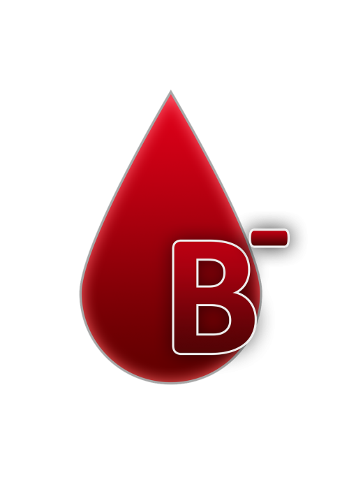 Kraujo Grupė, B, Rh Faktorius Neigiamas, Kraujas, Kraujo Lašas, Kraujo Donorystė, Rh Negatyvas