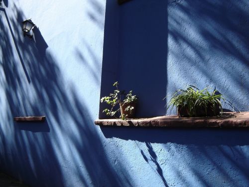 Mėlynas, Namas, Pastatas, Architektūra