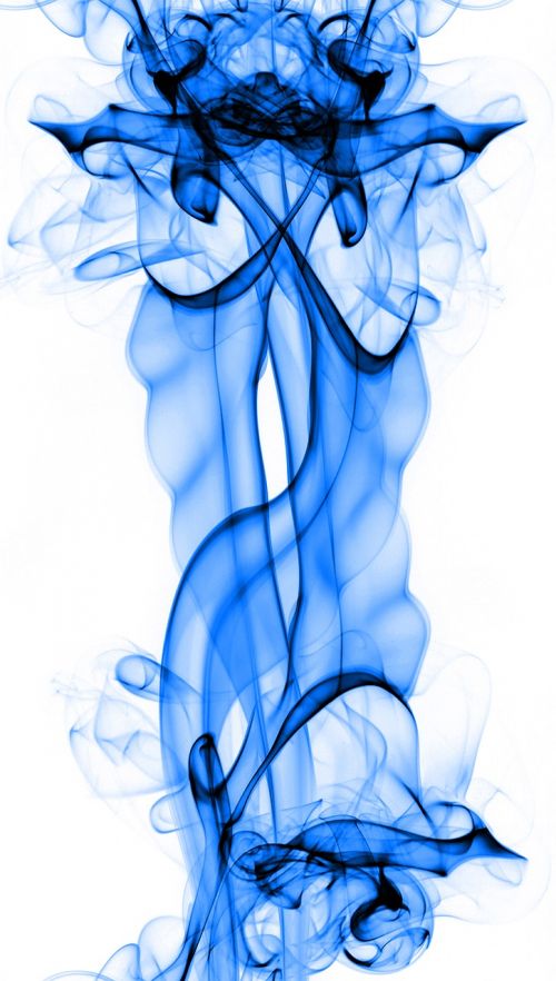 Mėlynas, Dūmai, Skaidrus, Lygus, Abstrakcija