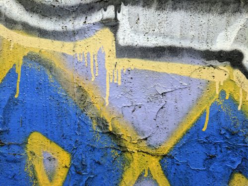 Grafiti,  Grunge,  Miesto,  Mėlynas,  Geltona,  Mėlynas Ir Geltonas Grafiti