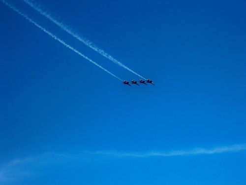 Mėlyni Angelai, Purkštukai, F-18, Oro Šou