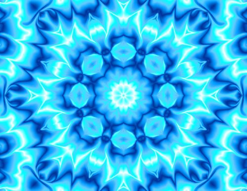 Kaleidoskopas,  Mėlynas,  Abstraktus,  Šviesus,  Ciyan,  Mėlynas Kaleidoskopas