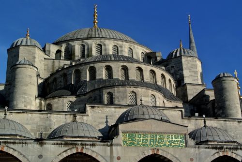 Mėlyna Mečetė, Istanbulas, Sultono Ahmed Mečetė, Turkija, Islamas, Kupolas, Musulmonas