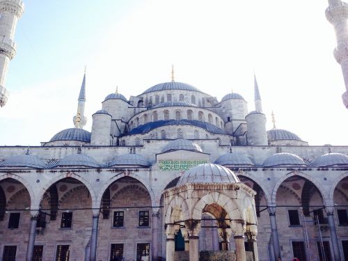 Mėlyna Mečetė, Mečetė, Istanbulas, Islamas, Turkija, Maldos Namai, Pastatas, Kupolas