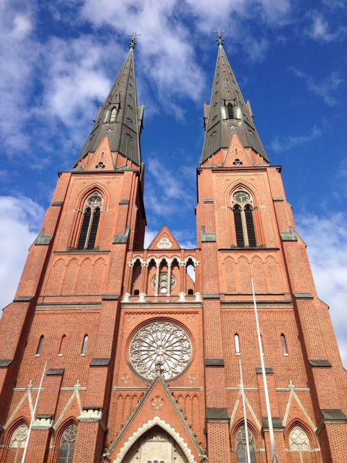 Mėlynas Dangus, Plyta, Žiūrėti, Švedija, Upsala Katedra