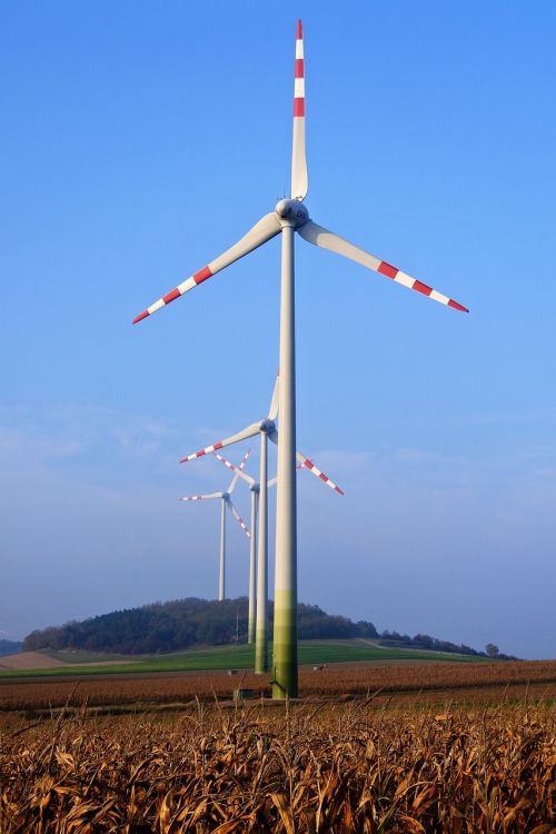 Mėlynas Dangus, Pinwheel, Rotoriaus Geležtės, Rotorius, Dabartinis, Eco, Energija, Vėjas, Vėjo Energija, Elektros Energijos Gamyba, Mėlynas, Dangus, Vėjo Energija, Windräder, Aplinkosaugos Technologijos, Aplinka, Draugiškas, Vėjo Turbina