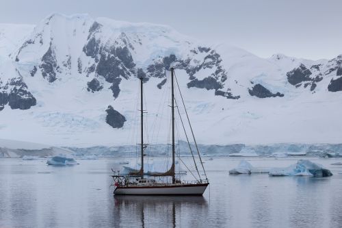 Valtis, Žvakė, Burlaivis, Žiema, Kalnas, Sniegas, Ledkalnis, Ledas, Sol, Antarctica, Šaltas, Mar