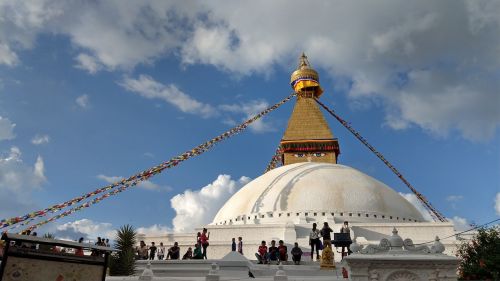 Bodnath Stupa, Nepalas, Budizmas