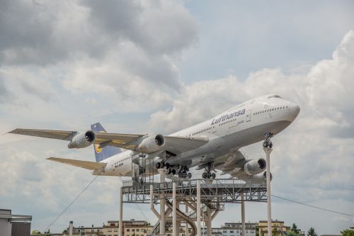 Boeing, Technologija, Orlaivis, Aviacija, Lufthansa, Jumbo Jet, Pastoliai, Bokšto Statyba, Dangus