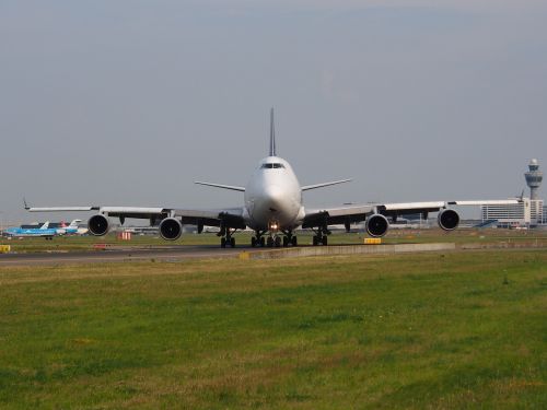 Boeing 747,  Jumbo Jet,  Singapūras,  Kroviniai,  Lėktuvas,  Orlaivis,  Nusileidimas,  Oro Uostas,  Schiphol