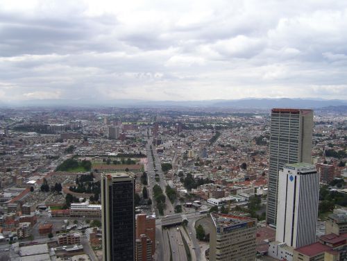 Bogota, Kolumbija, Architektūra, Panorama, Miestas, Miesto Panorama, Bokštas, Dangoraižis, Pastatas, Orientyras, Miesto, Vaizdingas, Peizažas, Centro, Metropolis, Pastatai, Didmiestis