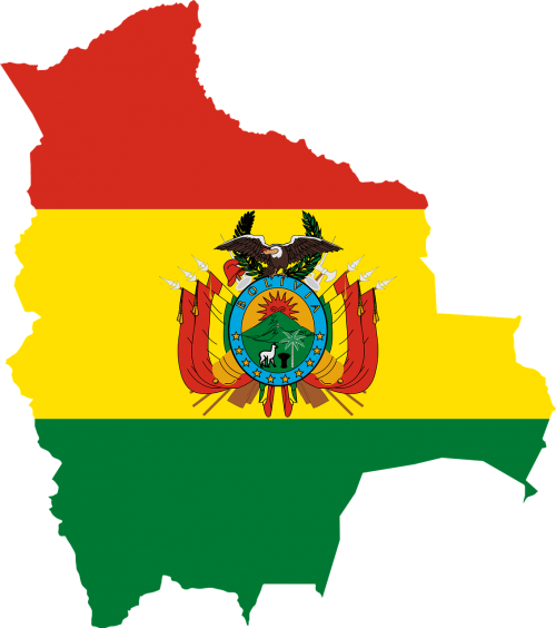 Bolivija, Sienos, Šalis, Vėliava, Lotynų, Žemėlapis, Tauta, Pietų Amerika, Nemokama Vektorinė Grafika