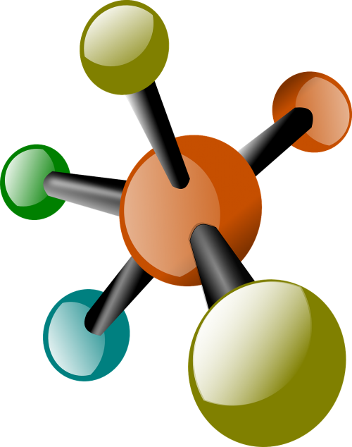 Obligacijos, Molekulė, Chemija, Tinklas, Ryšys, Atomai, 3D, Nemokama Vektorinė Grafika